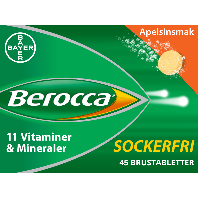 Berocca Performance Apelsin 45 brustabletter