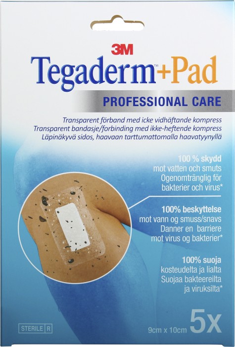 Tegaderm + Pad 9 x 10 cm, 5 st