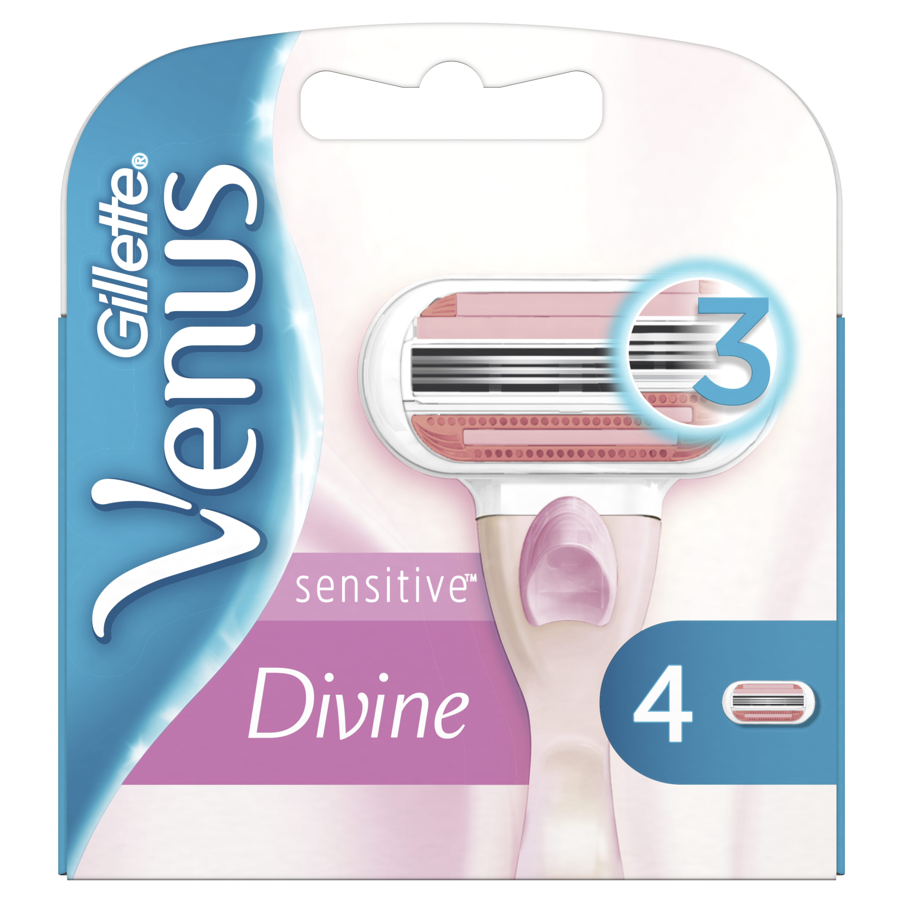 Venus Divine Sensitive Rakblad 4 st
