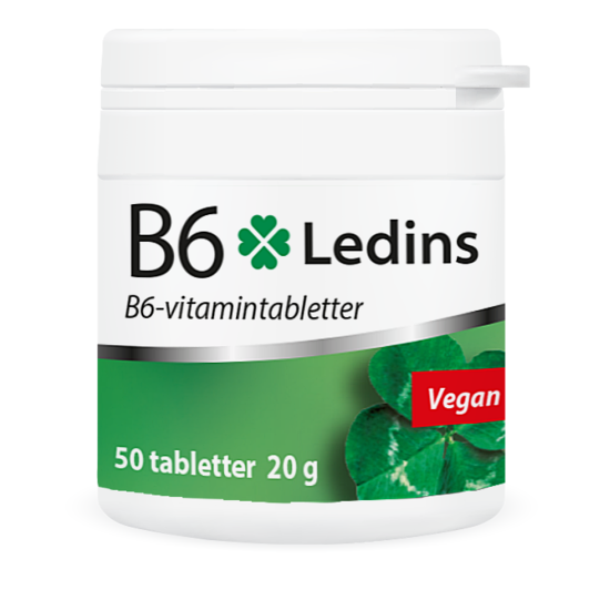 Ledins B6 Vitamin 25mg, 50 tabletter