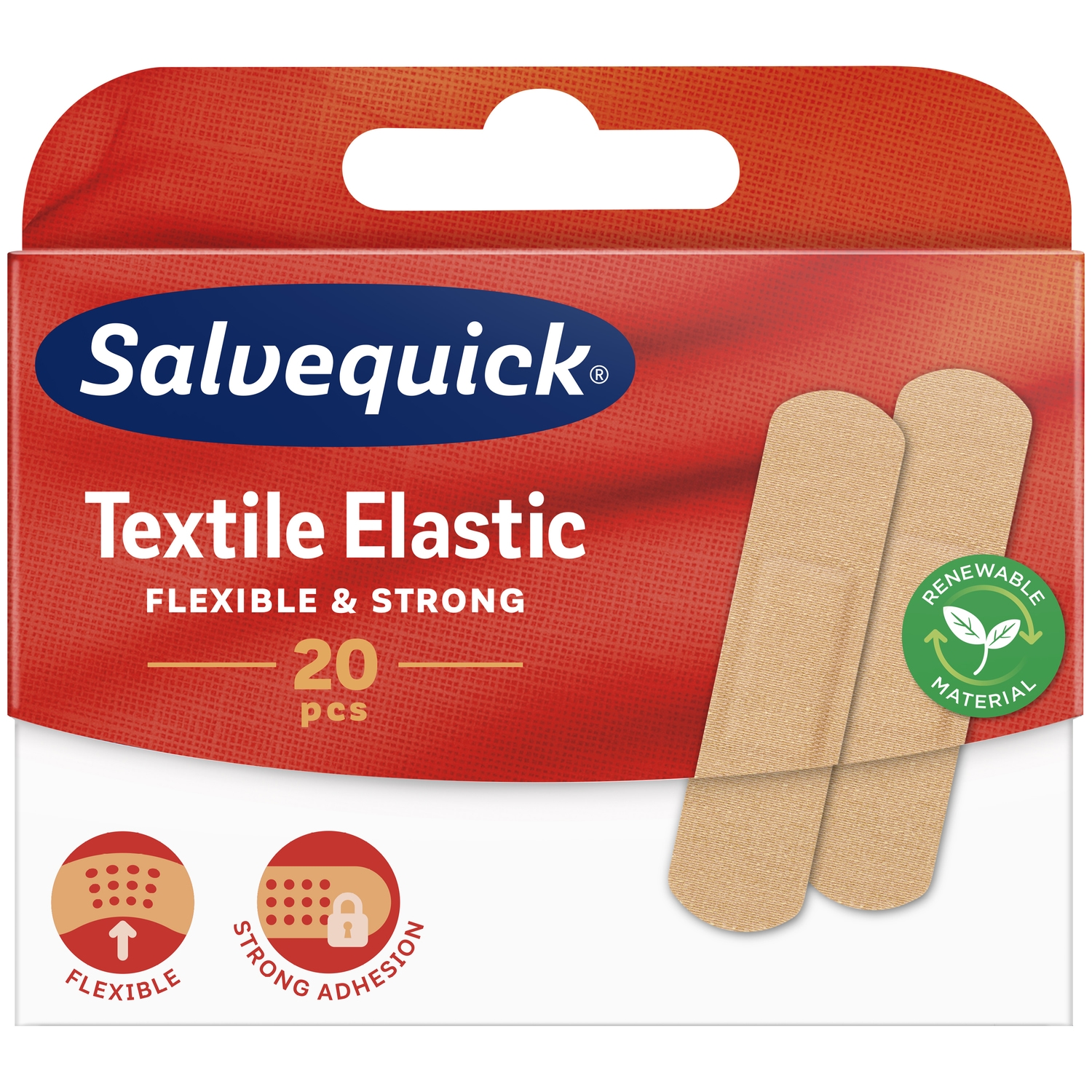 Alternativ bild 1 för Salvequick Textile Elastic Band Aid