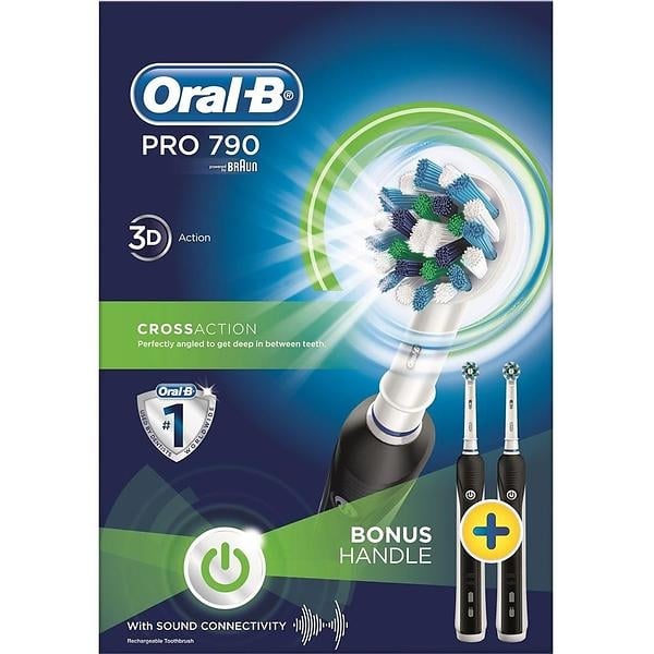 Oral-B PRO790 CrossAction DUO Eltandborste (2-pack)