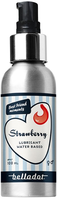 Belladot Glidmedel Strawberry vattenbaserat 100 ml