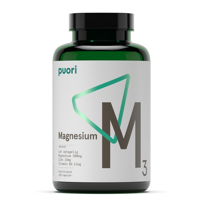 Puori M3 Magnesium 120 kapslar