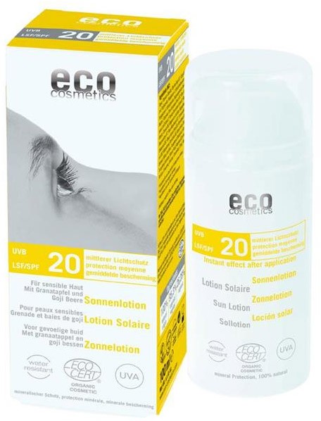 Eco Cosmetics Sollotion SPF 20, 100 ml