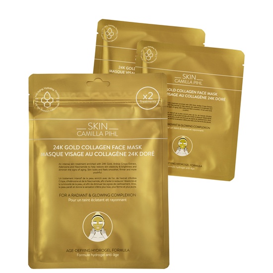 Skin Camilla Pihl 24 Karat Gold Face Mask 2-pack