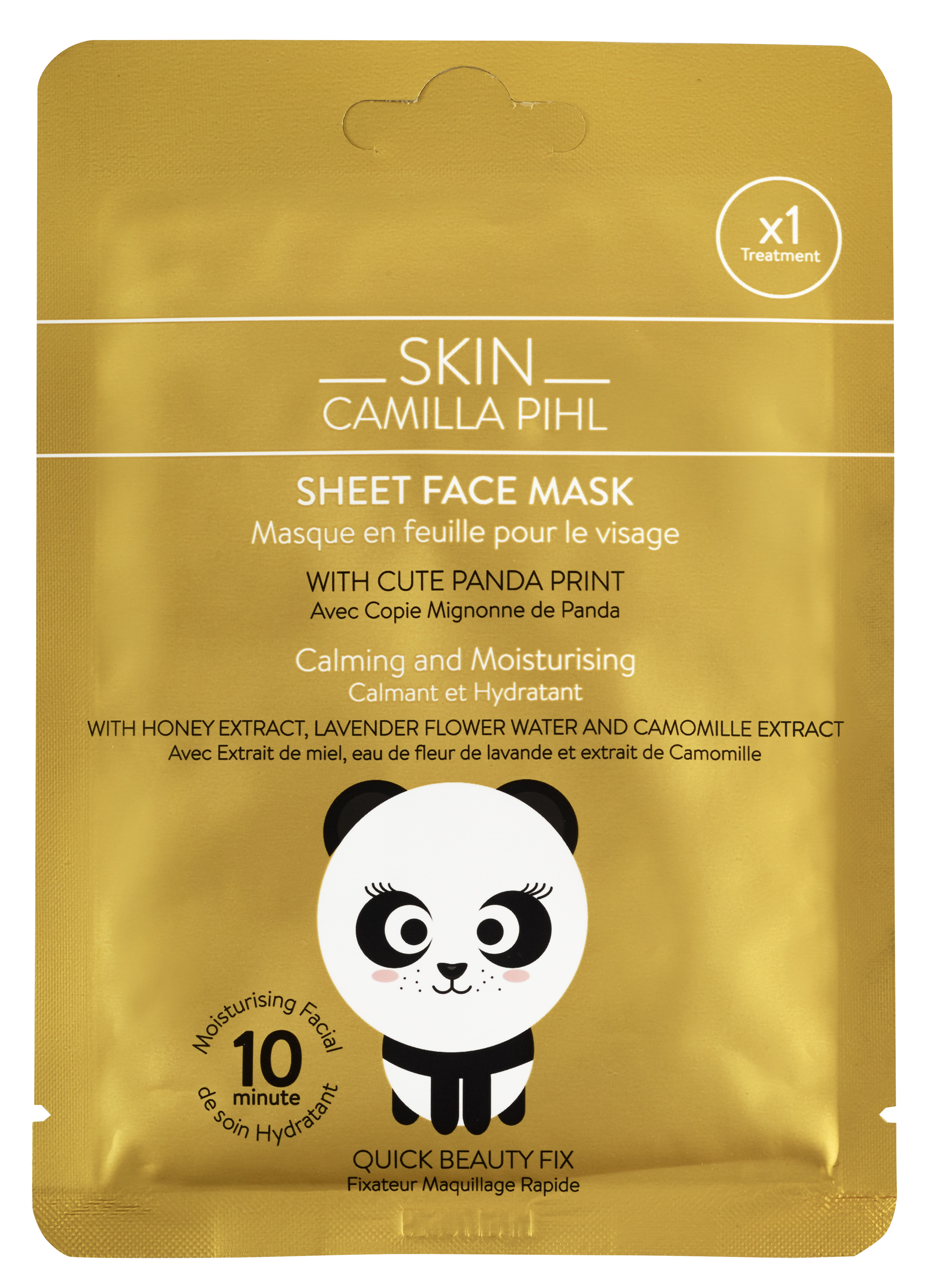 Skin Camilla Pihl Panda Sheet Face Mask 1 st