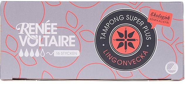 Renée Voltaire Lingonvecka Tampong Super Plus 16 st