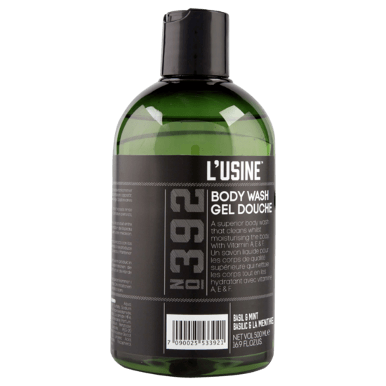 L'Usine Shower Gel Basil & Mint 500 ml