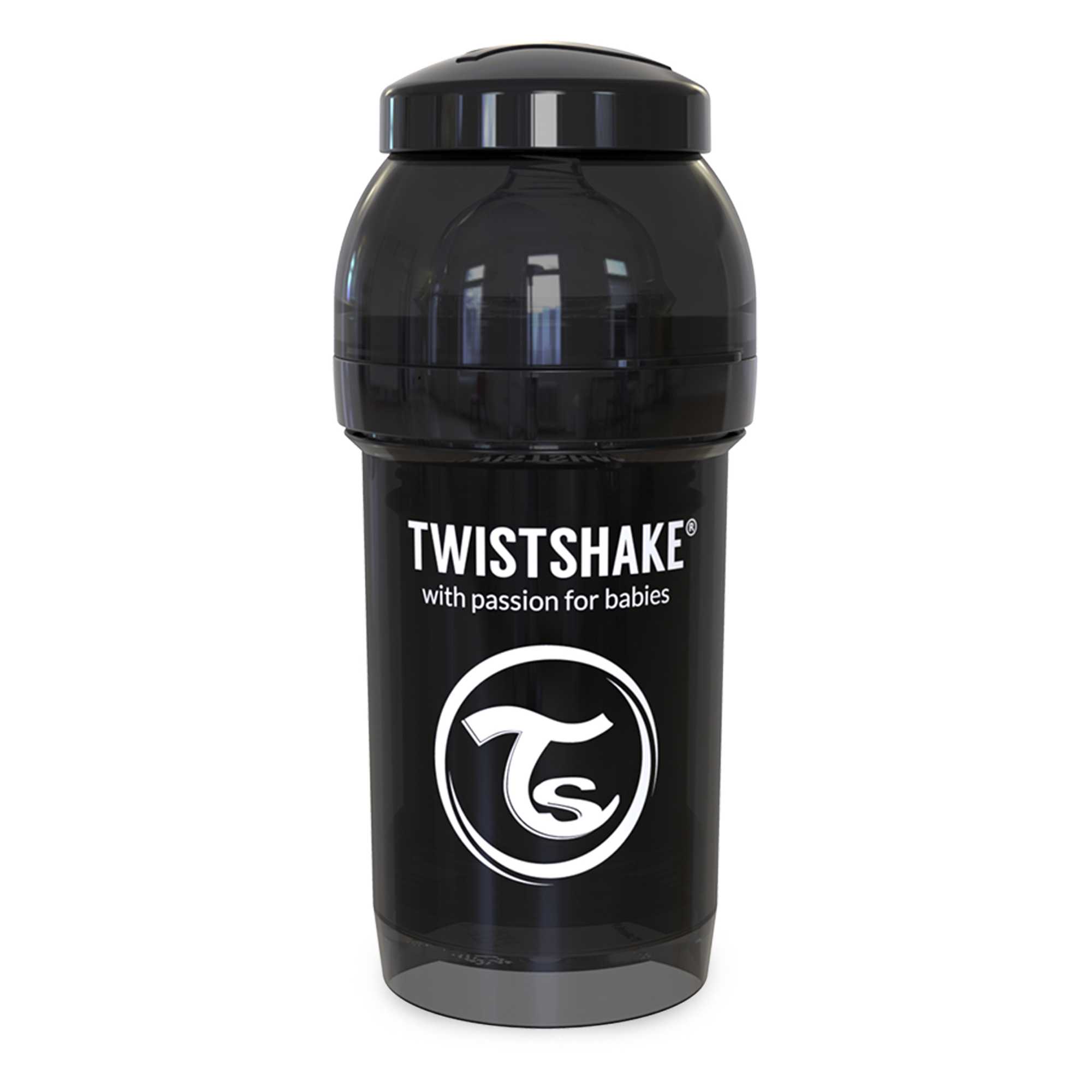 Twistshake Anti-Colic 180 ml Svart