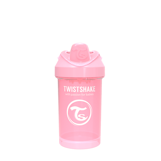Twistshake Crawler Cup 300 ml 8+m Pastell Rosa