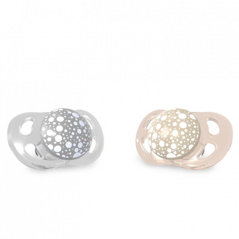 Twistshake Nappar Pearl Champagne Grå 6+m 2 st