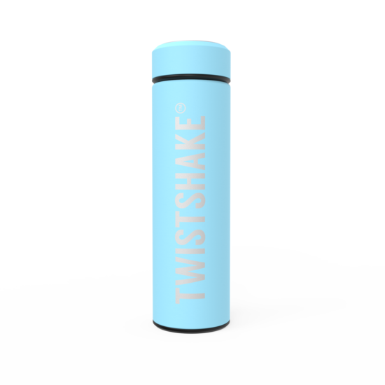 Twistshake Hot or Cold Bottle 420 ml Pastell Blå