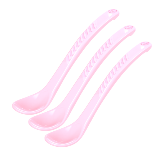 Twistshake 3x Feeding Spoon 4+m Pastell Rosa