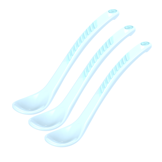 Twistshake 3x Feeding Spoon 4+m Pastell Blå