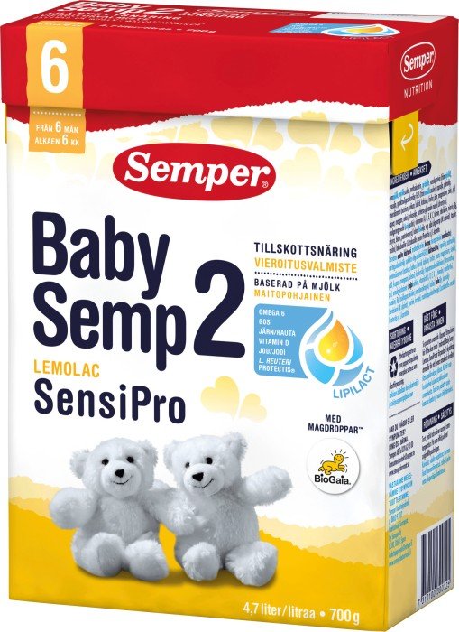 Semper BabySemp 2 Lemolac SensiPro 700 g (4,7 liter)