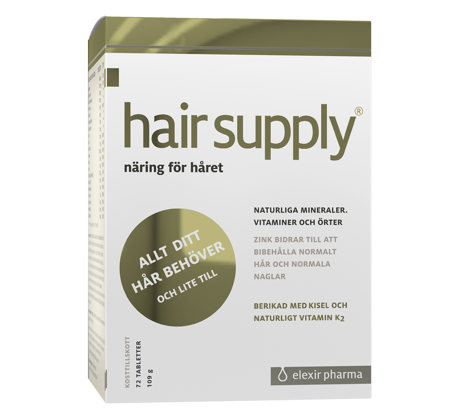 Elexir Pharma Hair Supply 72 tabletter