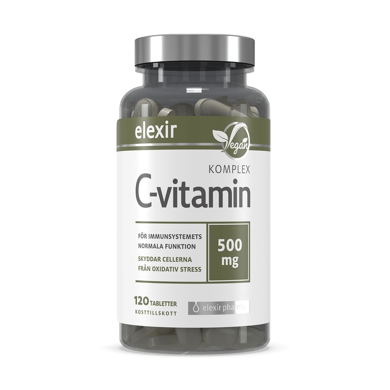 Elexir Pharma C-vitamin Komplex 120 tabletter