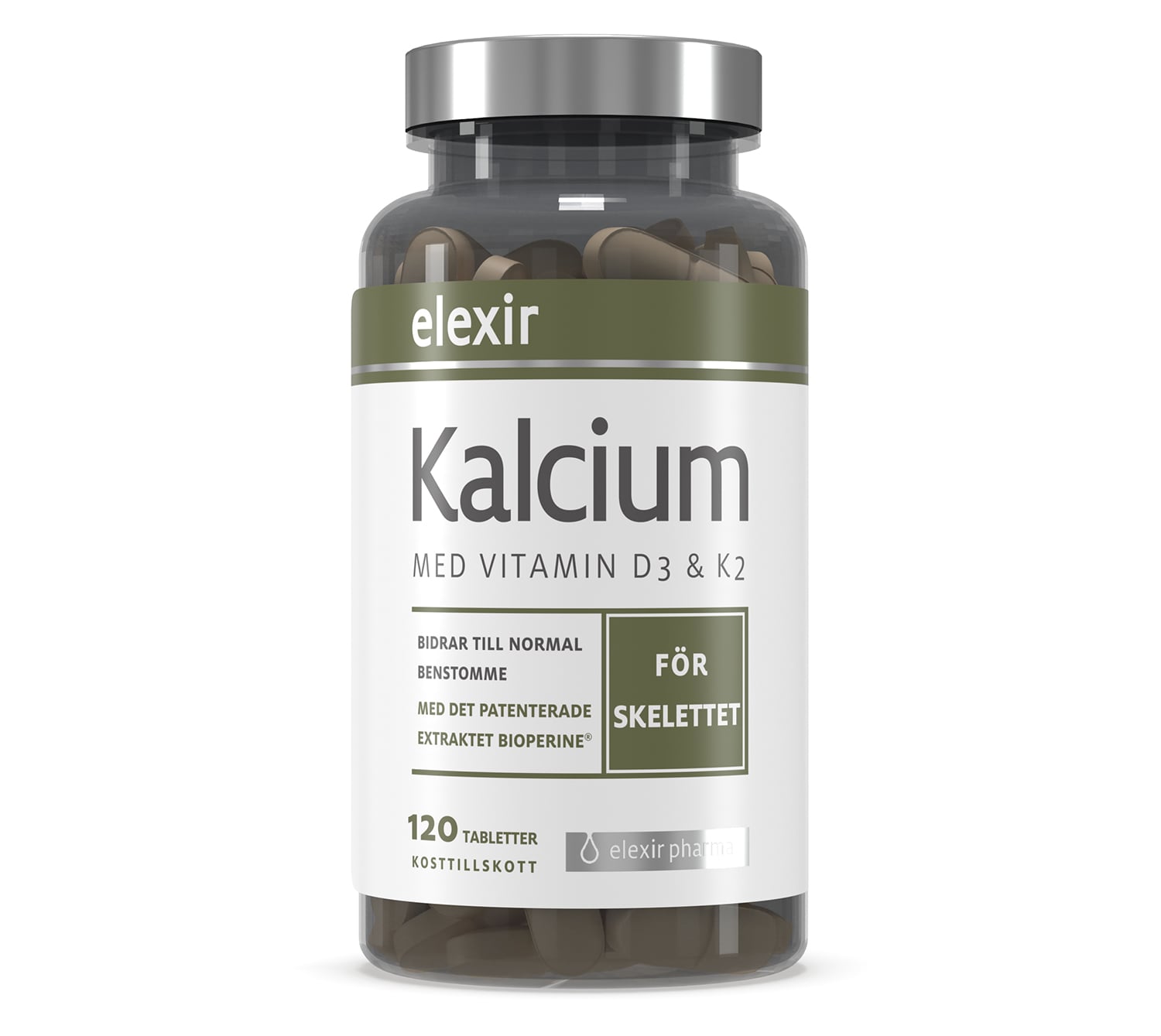 Elexir Pharma Kalcium 120 tabletter