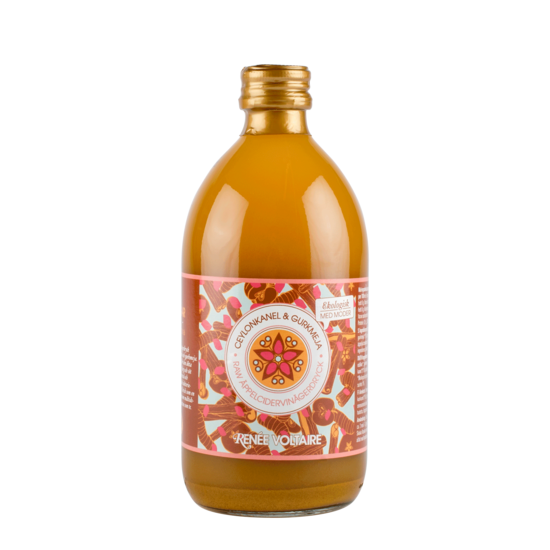 Renée Voltaire Äppelcidervinäger med ceylonkanel & gurkmeja 500 ml