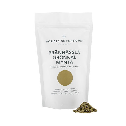 Nordic Superfood by Myrberg Green Brännässla Grönkål Mynta 175 g