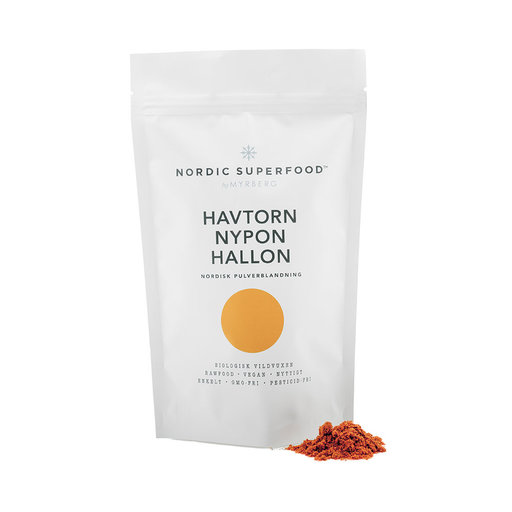 Nordic Superfood by Myrberg Yellow Havtorn Nypon Hallon 175 g