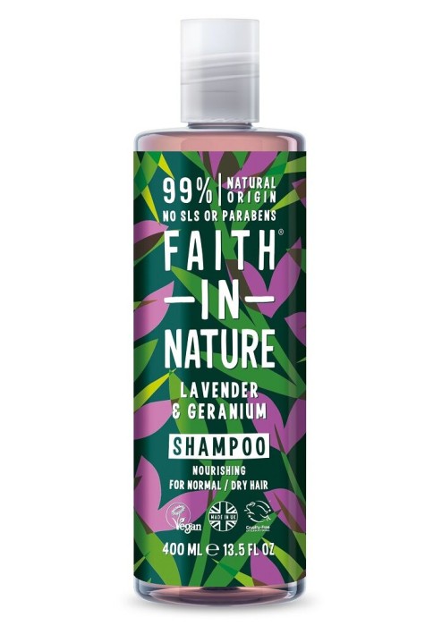 Faith In Nature Lavander & Geanium Shampoo 400ml