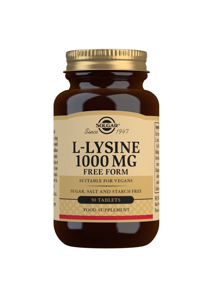 Solgar L-Lysine 1000 mg 50 tabletter