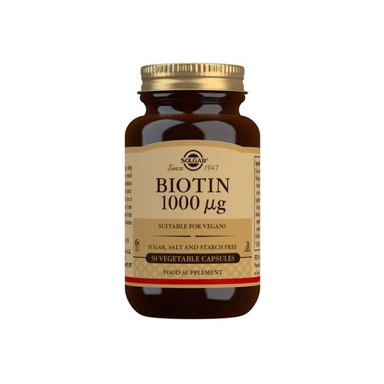 Solgar Biotin 1000 mcg 50 kapslar