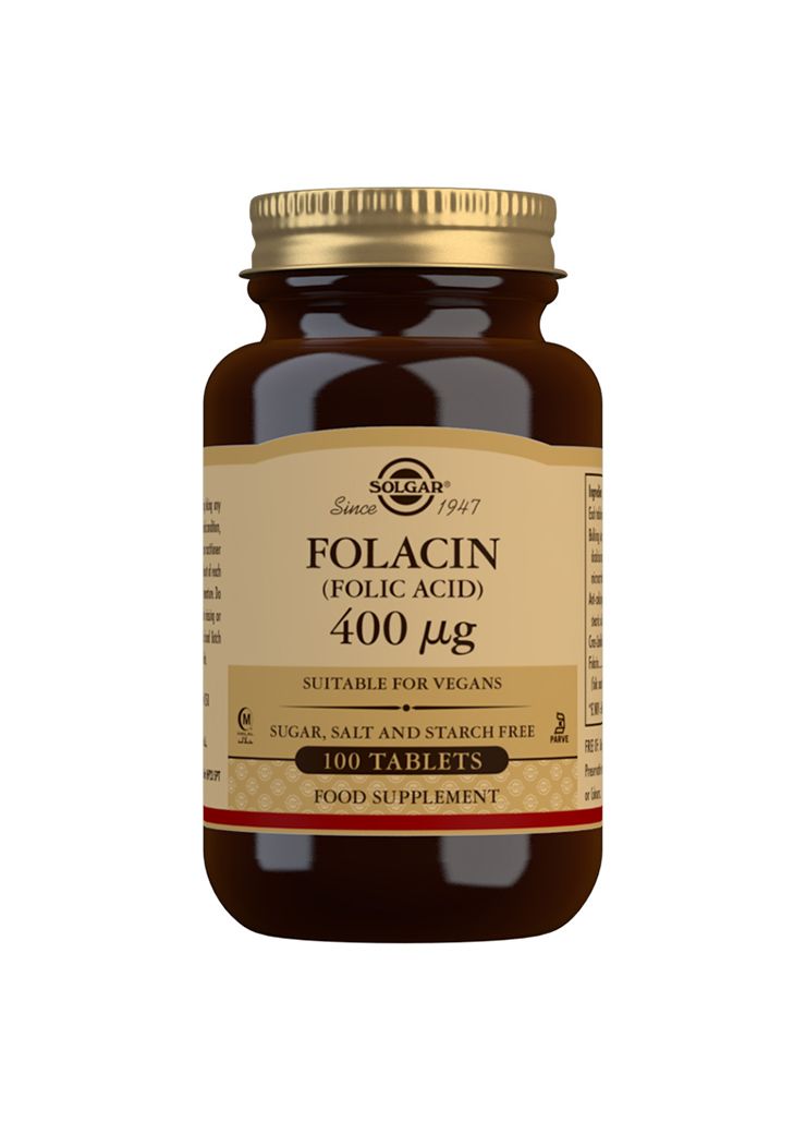 Solgar Folacin 400 mcg 100 tabletter