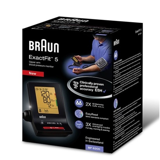 Braun ExactFit 5 Blodtrycksmätare BP 6200