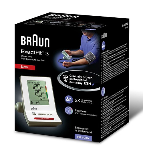 Braun ExactFit 3 Blodtrycksmätare BP 6000