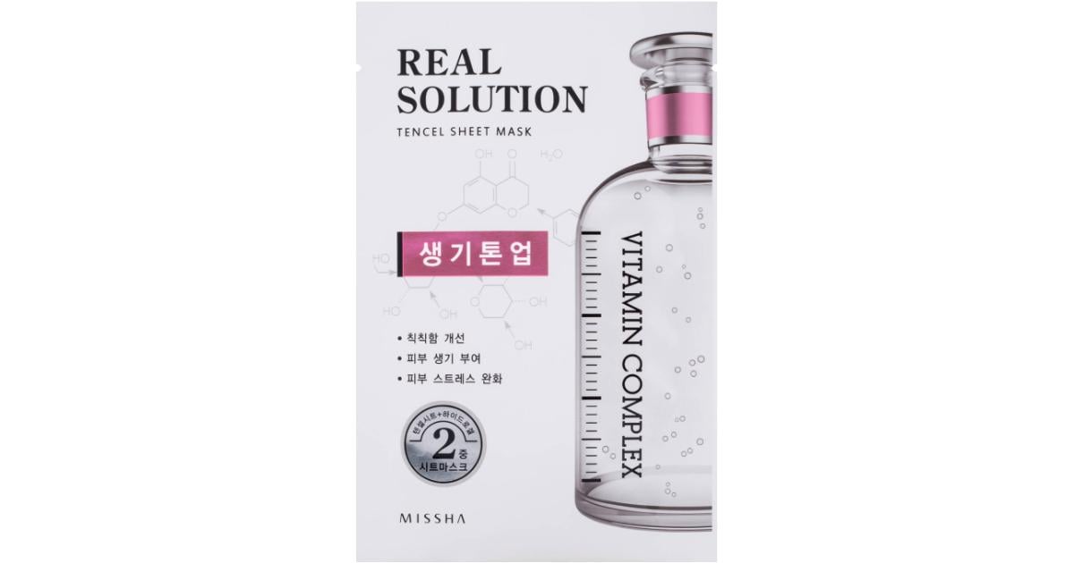 MISSHA Real Solution Tencel Sheet Mask Brightening