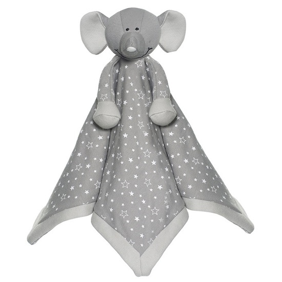 Diinglisar Organic Stars Snuttefilt Elefant