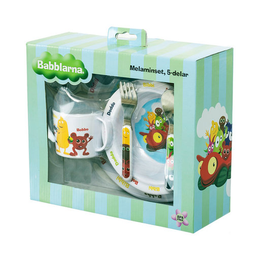 Babblarna Melaminset 5 delar
