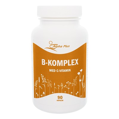 Alpha Plus B-Komplex med C-vitamin 90 kapslar