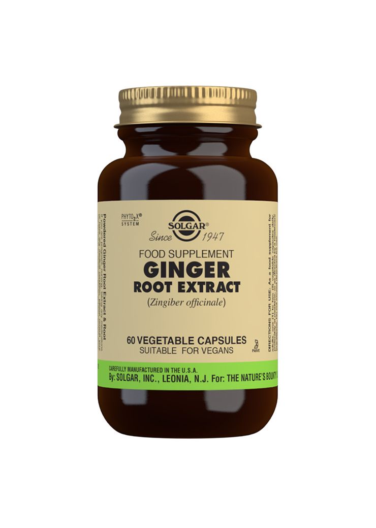 Solgar Ginger Root Extract 60 kapslar
