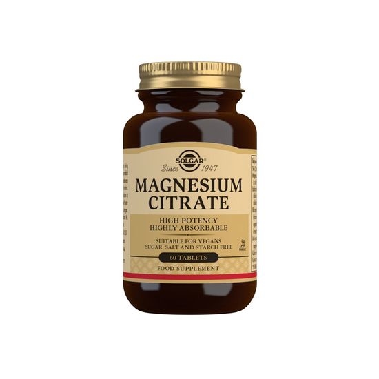 Solgar Magnesium Citrate 60 tabletter