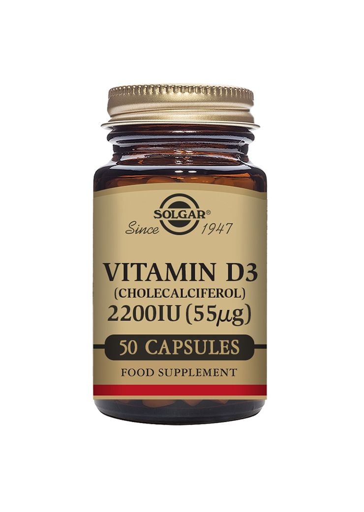 Solgar Vitamin D3 2200IE 50 kapslar