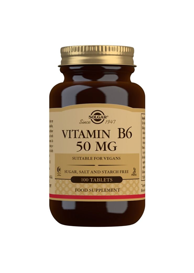 Solgar Vitamin B6 100 tabletter