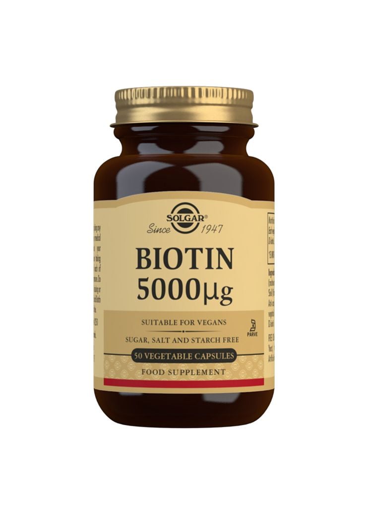 Solgar Biotin 5000 mcg 50 kapslar