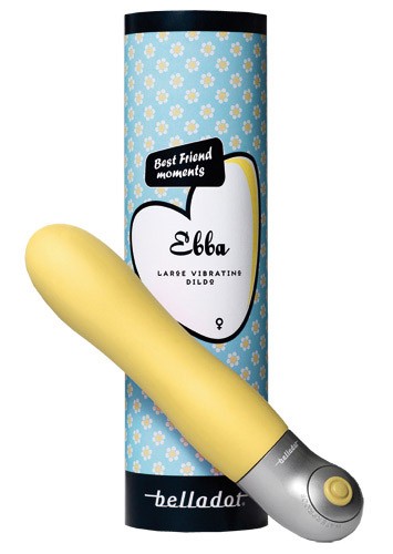 Belladot Ebba Large Vibrating Dildo Gul