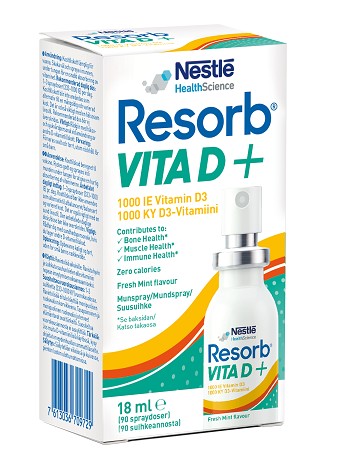 Resorb Vita D+ munspray 18 ml