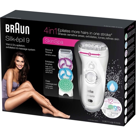 Braun Silk-épil 9 SkinSpa Epilator SE9961V