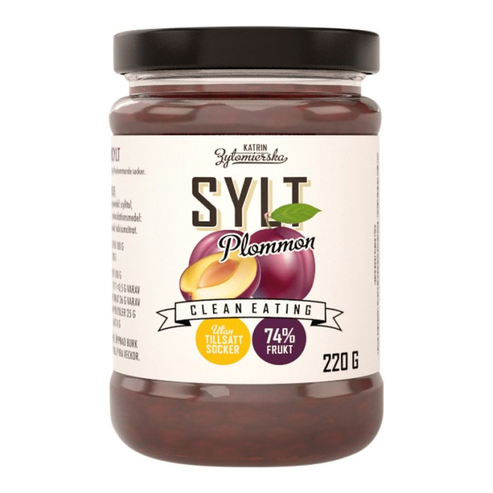 Clean Eating Sylt Plommon 220 g