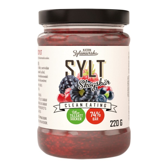 Clean Eating Sylt Skogsbär 220 g