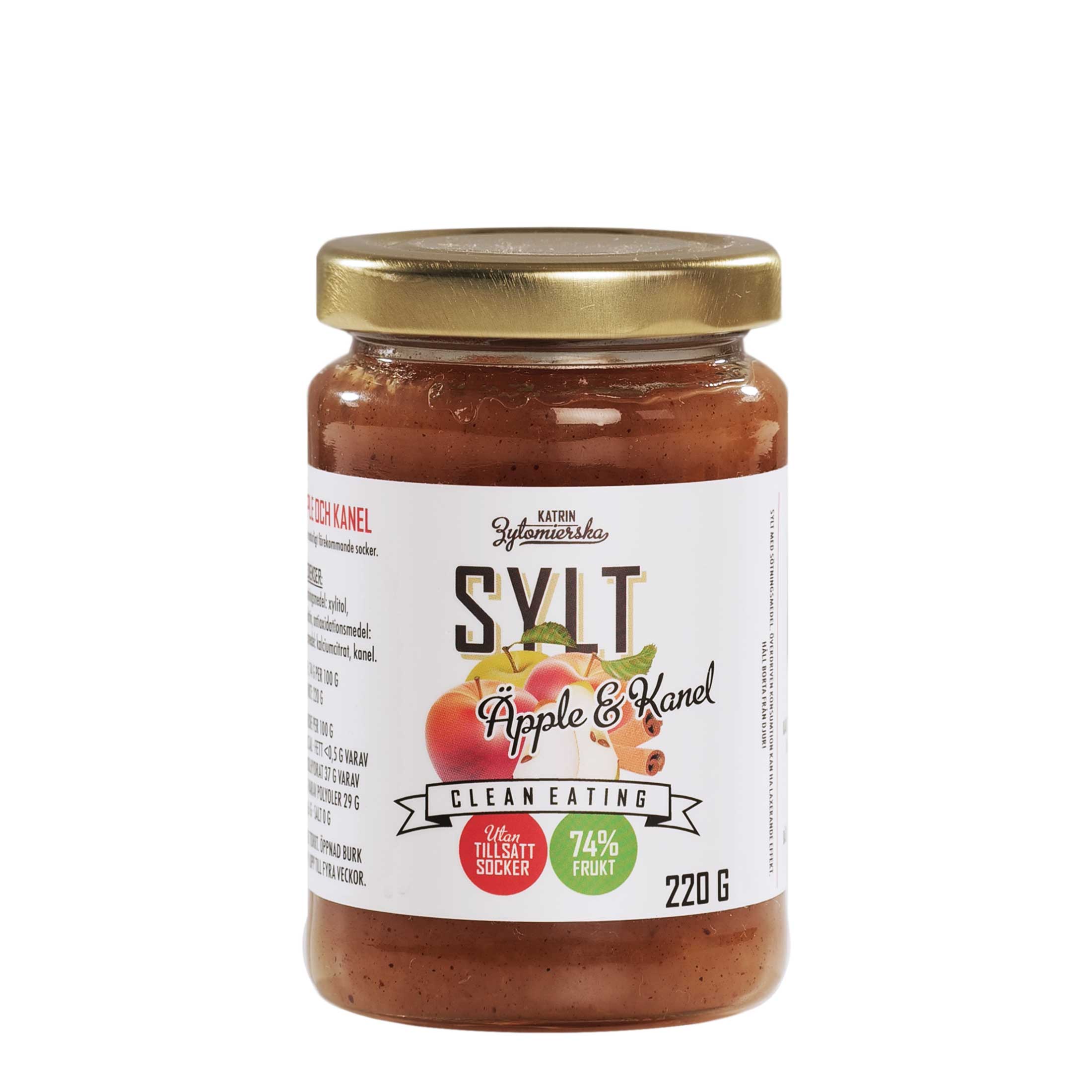 Clean Eating Sylt Äpple & Kanel 220 g