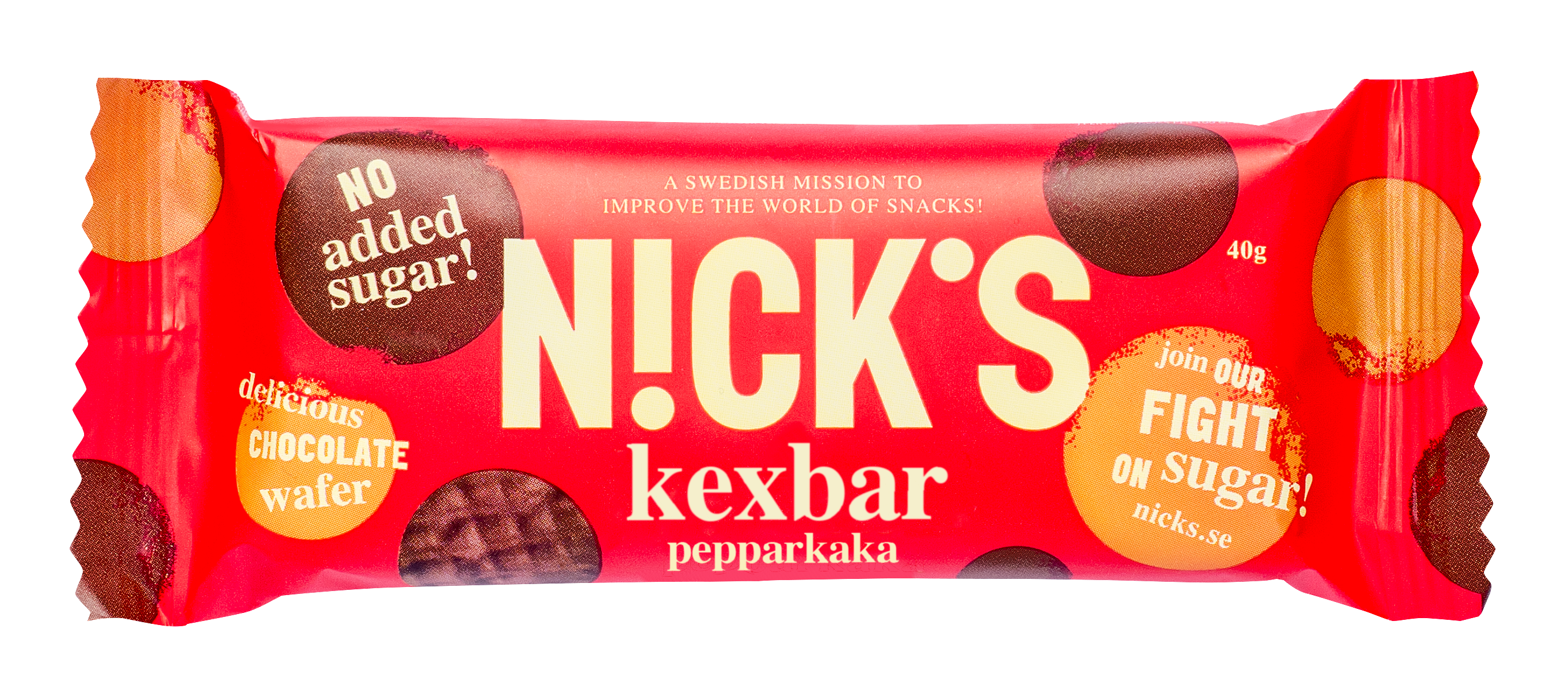 Nicks Kexbar Pepparkaka 40 g