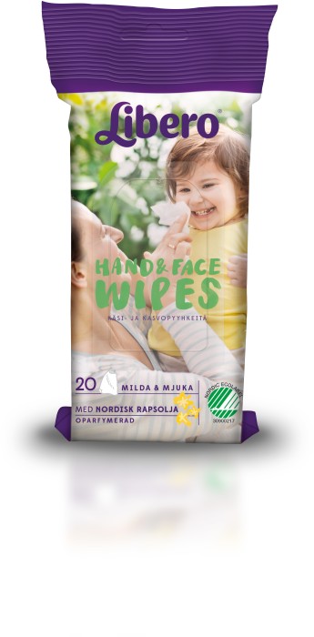 Libero Hand- & Ansiktsservetter 20 st