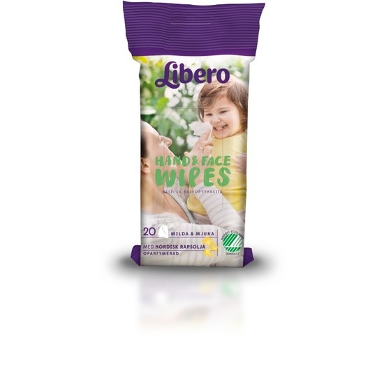 Libero Hand- & Ansiktsservetter 20 st